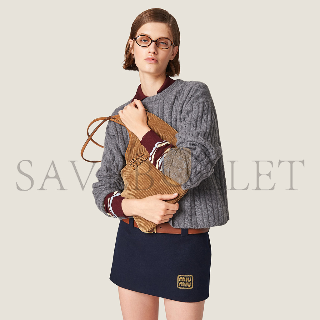 M1v M1v ivy corduroy shopping bag 5bg231 (40*35cm)